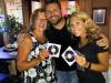 Jimmy Charles thanks Linda & daughter Kelly for helping to sell his new CD at Bourbon St.